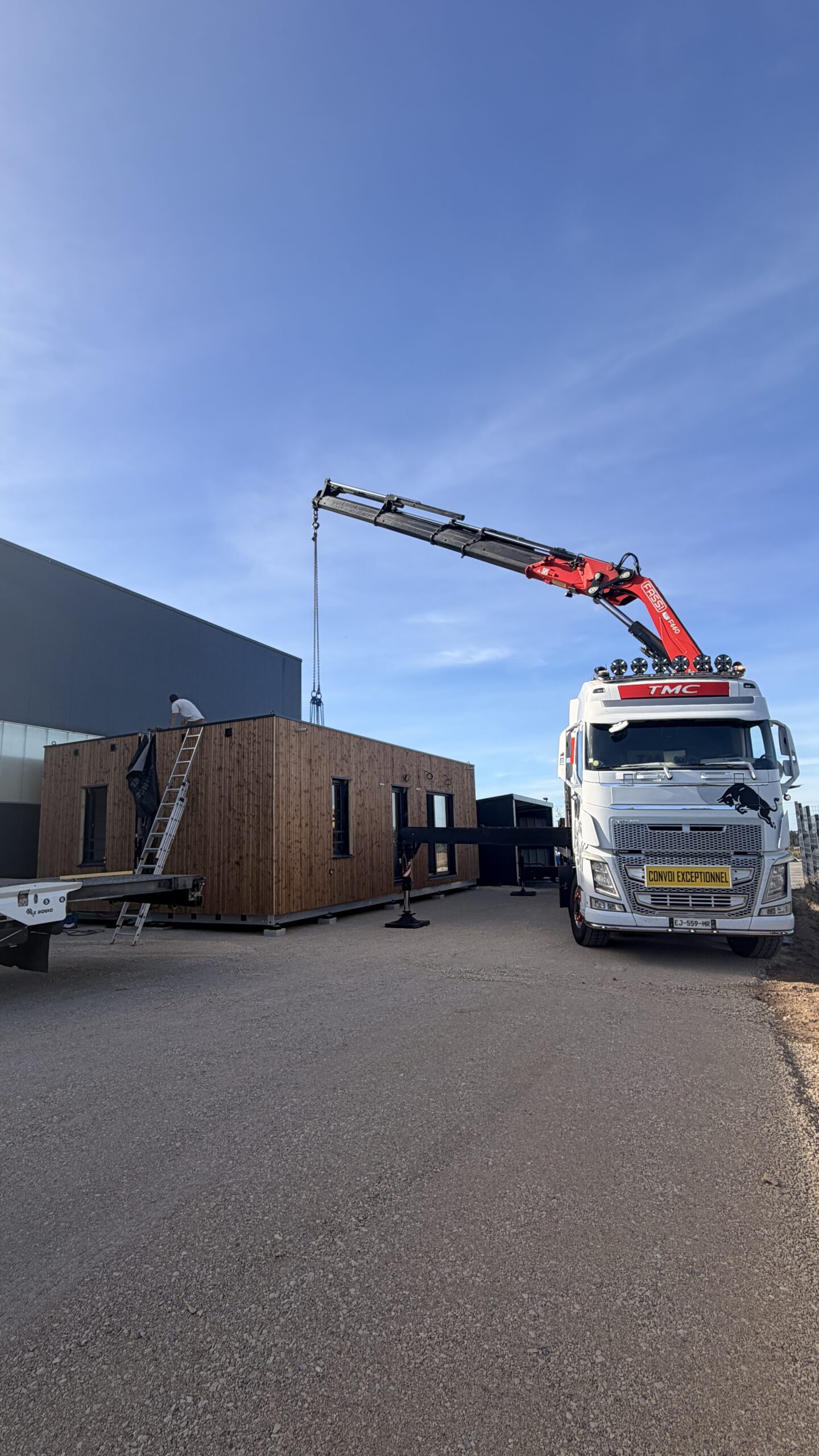 Livraison et installation du module